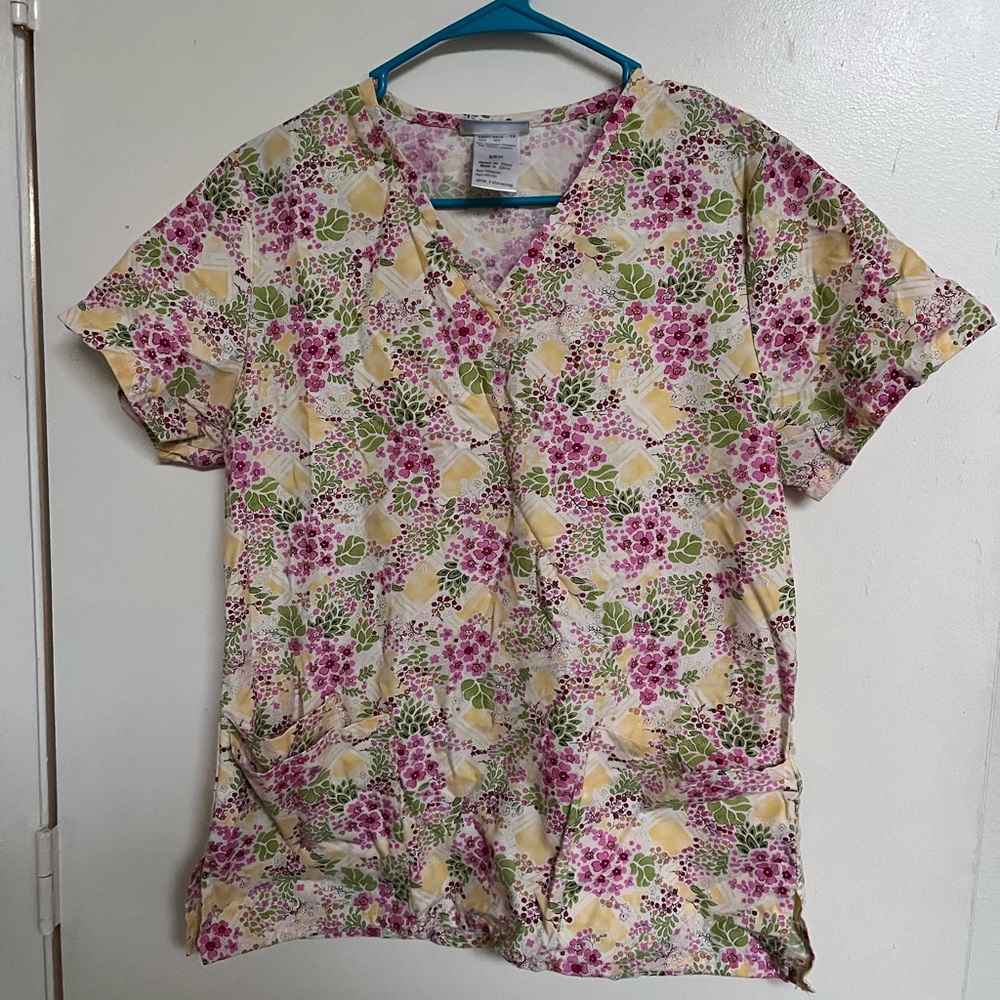 SB Scrubs Floral Scrub Fop Size S